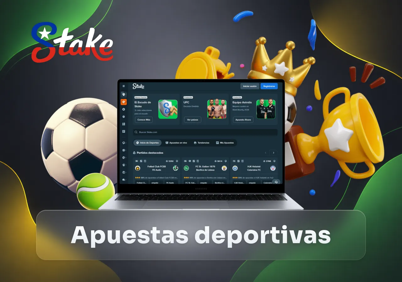 Apuestas deportivas en Stake